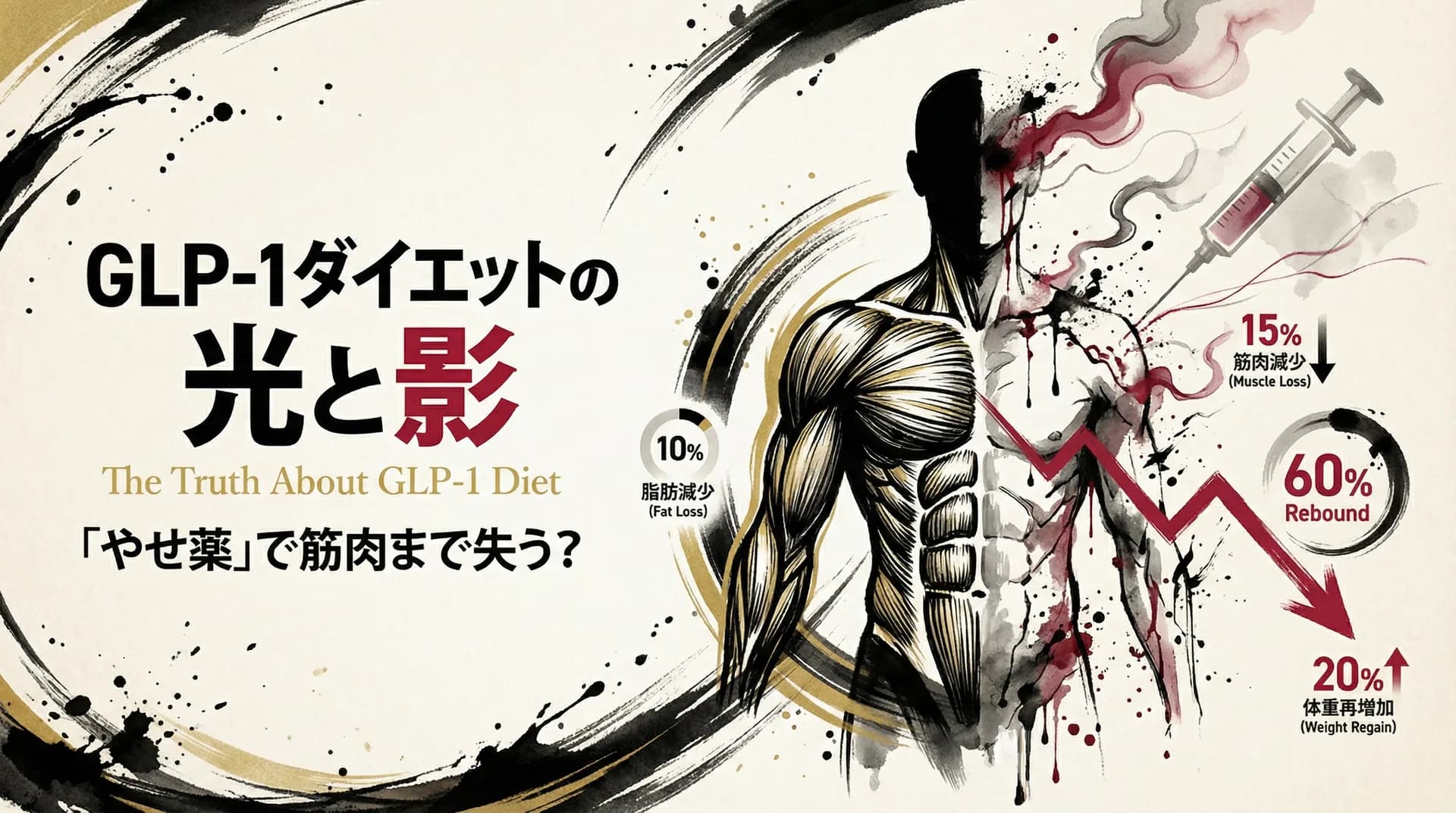 GLP-1ダイエットの光と影  「やせ薬」で筋肉まで失う？リバウンドの科学と本当の体づくり